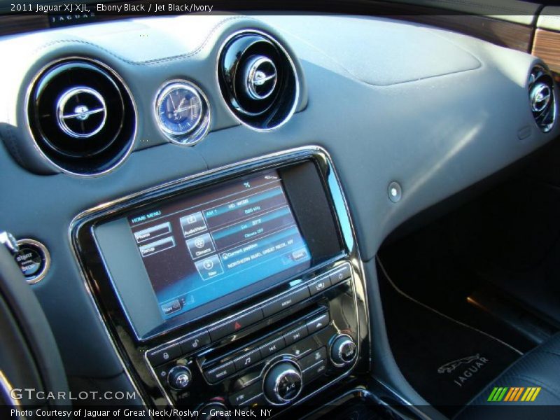 Ebony Black / Jet Black/Ivory 2011 Jaguar XJ XJL