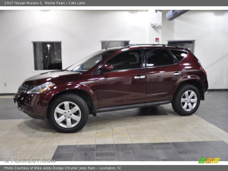 Merlot Pearl / Cafe Latte 2007 Nissan Murano S