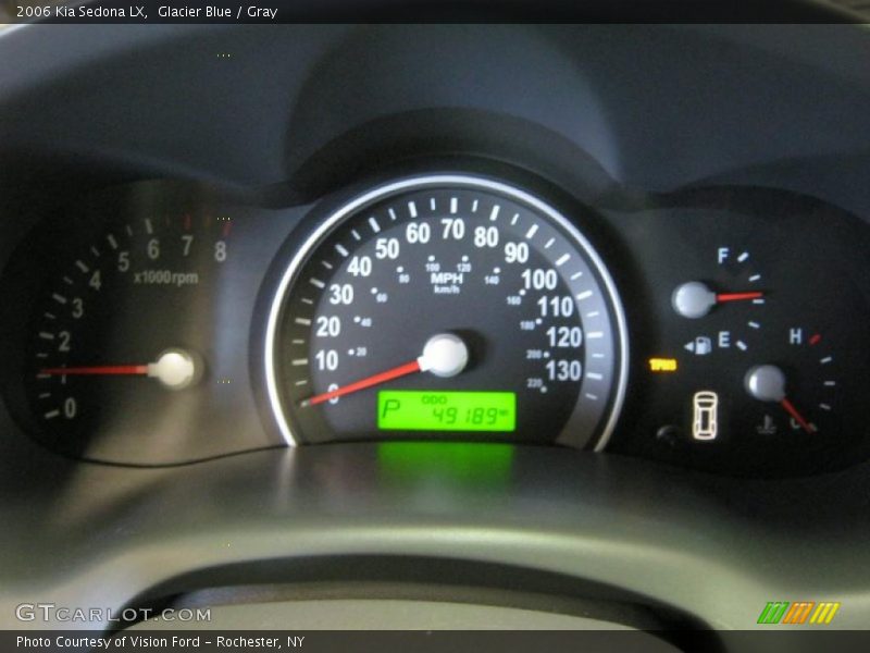 Glacier Blue / Gray 2006 Kia Sedona LX