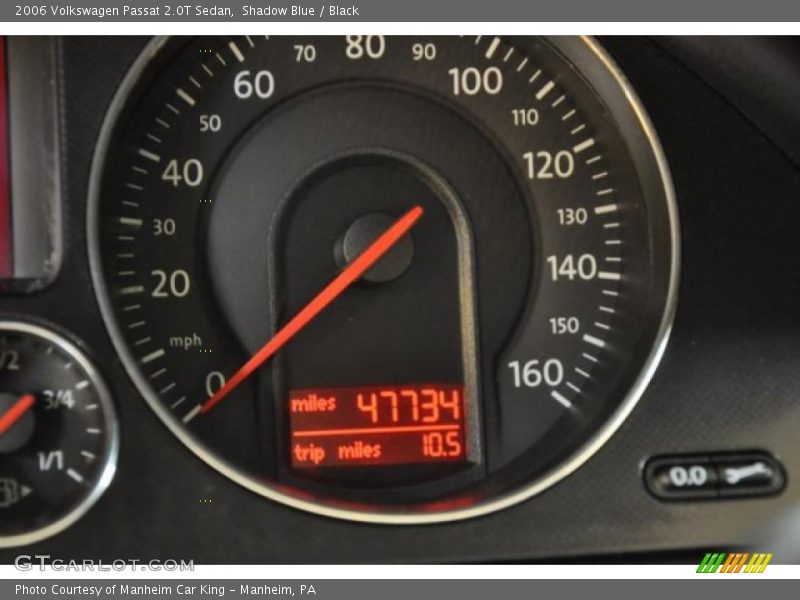 Shadow Blue / Black 2006 Volkswagen Passat 2.0T Sedan