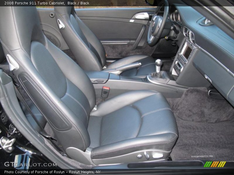  2008 911 Turbo Cabriolet Black Interior