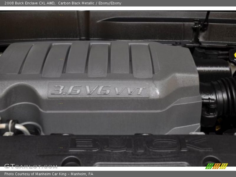 Carbon Black Metallic / Ebony/Ebony 2008 Buick Enclave CXL AWD