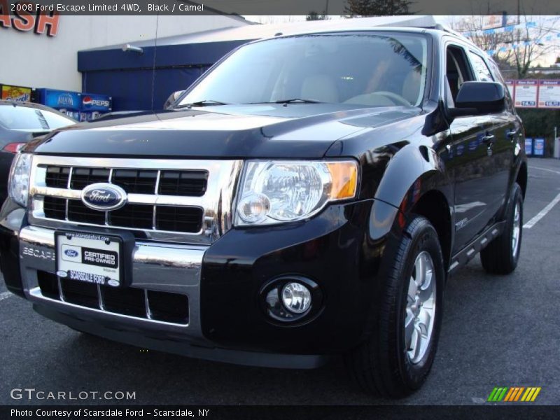 Black / Camel 2008 Ford Escape Limited 4WD