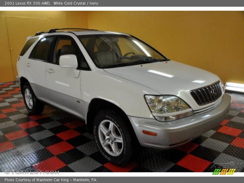 White Gold Crystal / Ivory 2001 Lexus RX 300 AWD