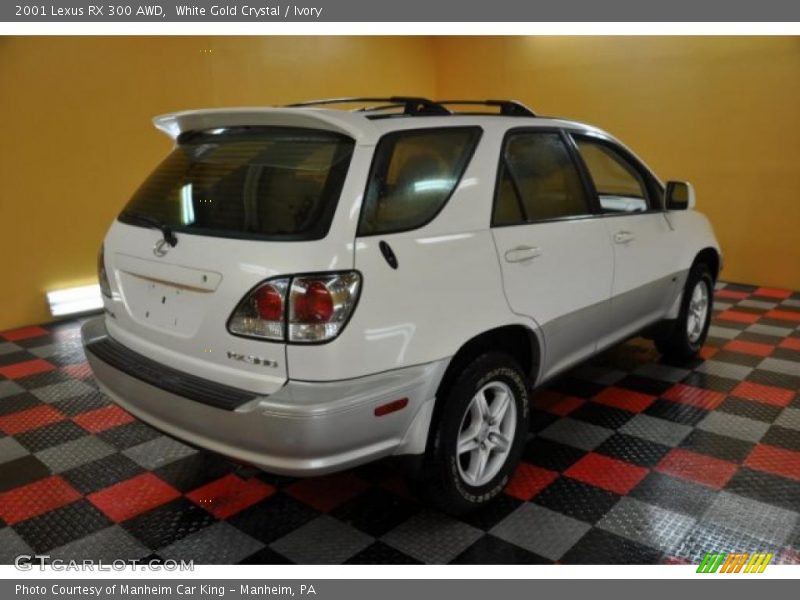 White Gold Crystal / Ivory 2001 Lexus RX 300 AWD