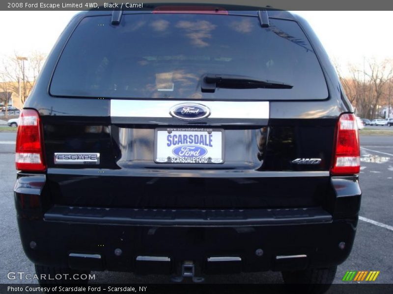 Black / Camel 2008 Ford Escape Limited 4WD