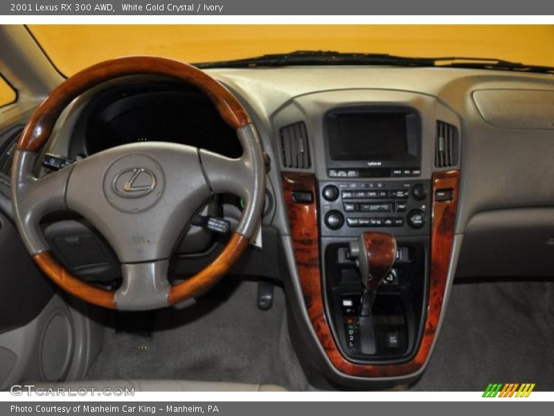 White Gold Crystal / Ivory 2001 Lexus RX 300 AWD