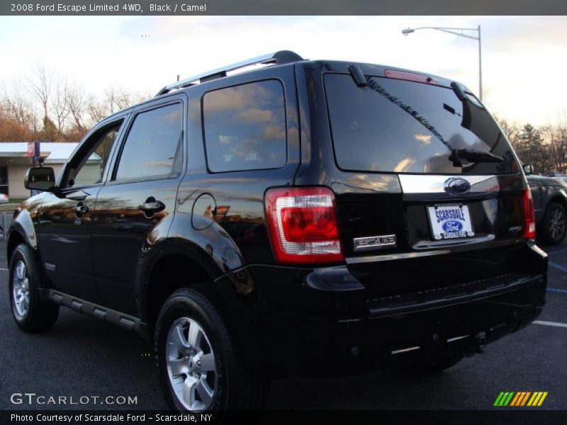 Black / Camel 2008 Ford Escape Limited 4WD