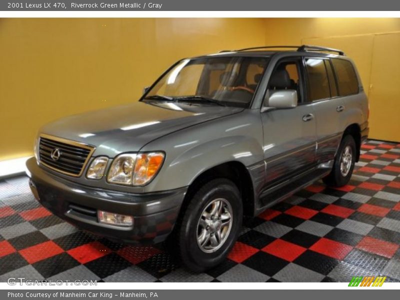 Riverrock Green Metallic / Gray 2001 Lexus LX 470