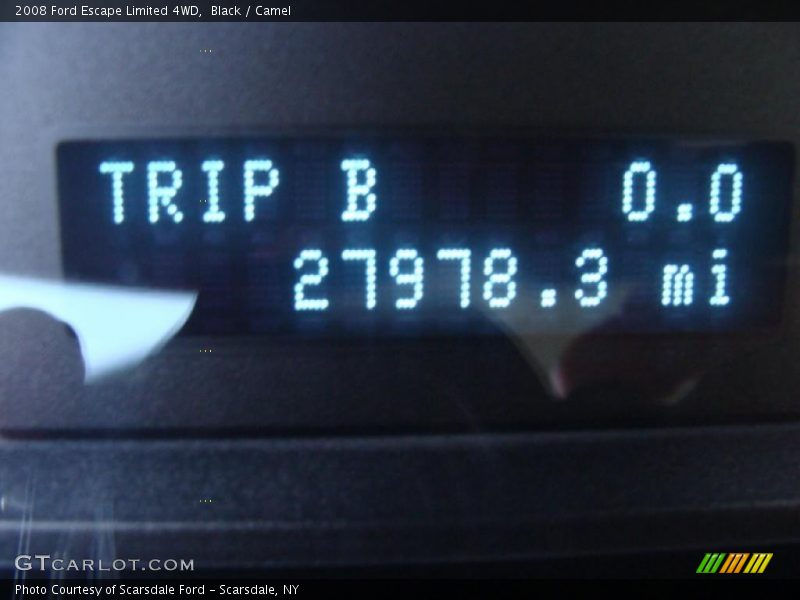 Black / Camel 2008 Ford Escape Limited 4WD