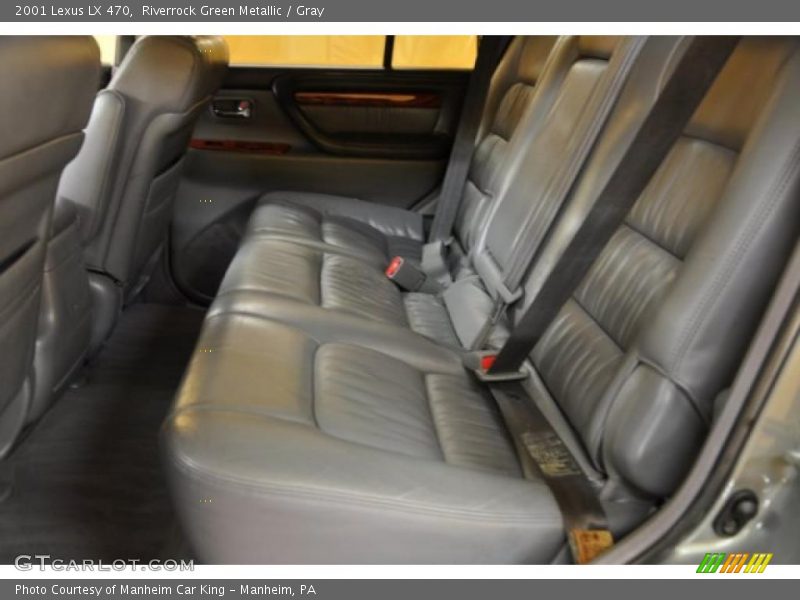 Riverrock Green Metallic / Gray 2001 Lexus LX 470