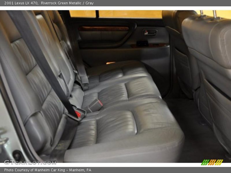 Riverrock Green Metallic / Gray 2001 Lexus LX 470
