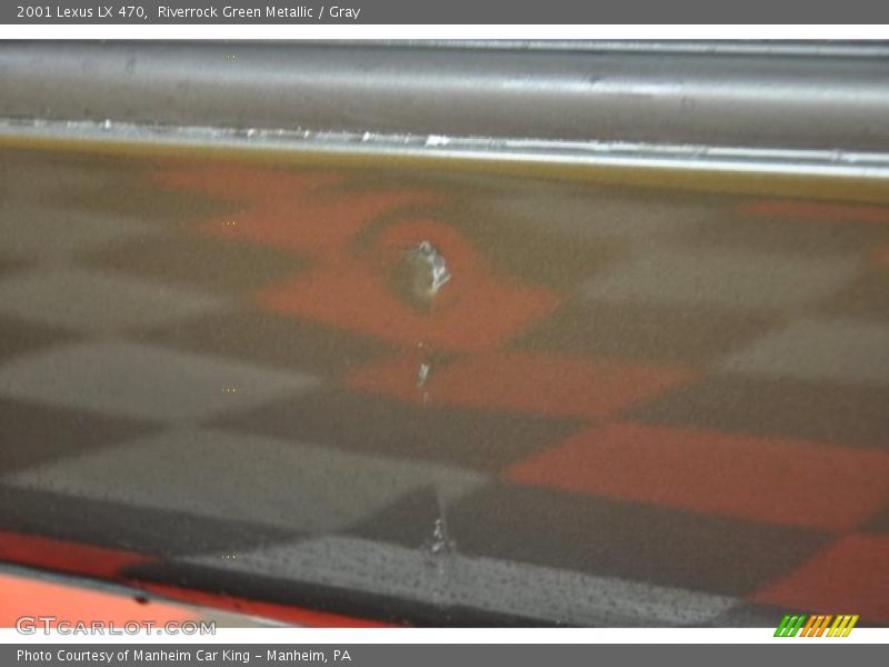 Riverrock Green Metallic / Gray 2001 Lexus LX 470