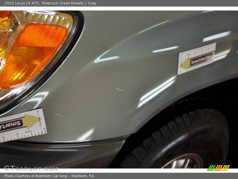 Riverrock Green Metallic / Gray 2001 Lexus LX 470