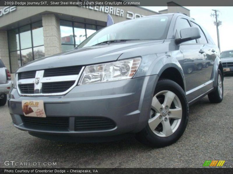Silver Steel Metallic / Dark Slate Gray/Light Graystone 2009 Dodge Journey SXT