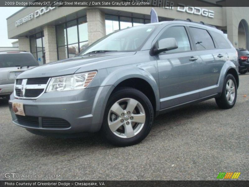 Silver Steel Metallic / Dark Slate Gray/Light Graystone 2009 Dodge Journey SXT