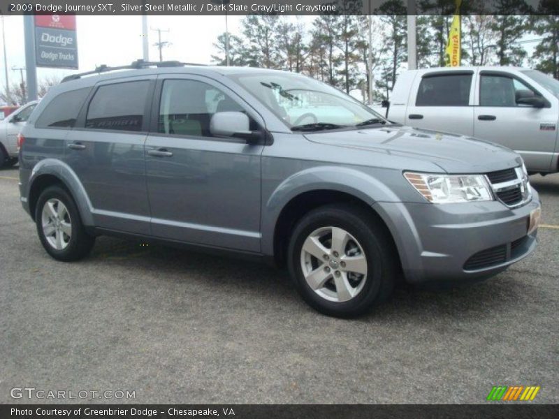 Silver Steel Metallic / Dark Slate Gray/Light Graystone 2009 Dodge Journey SXT