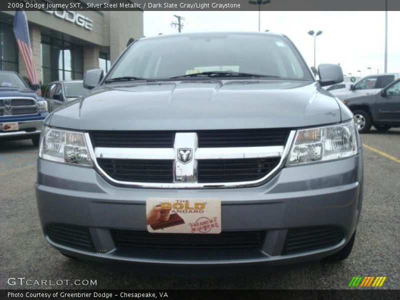 Silver Steel Metallic / Dark Slate Gray/Light Graystone 2009 Dodge Journey SXT