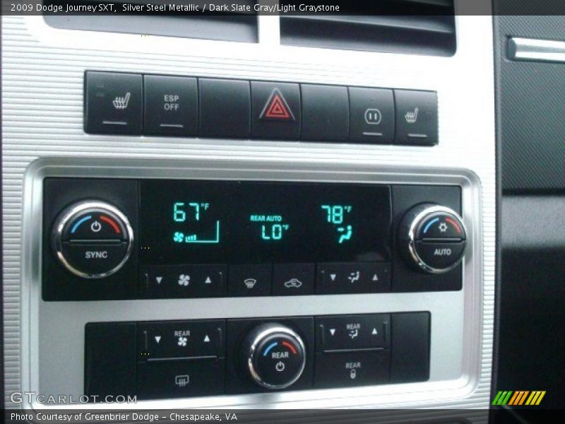 Silver Steel Metallic / Dark Slate Gray/Light Graystone 2009 Dodge Journey SXT