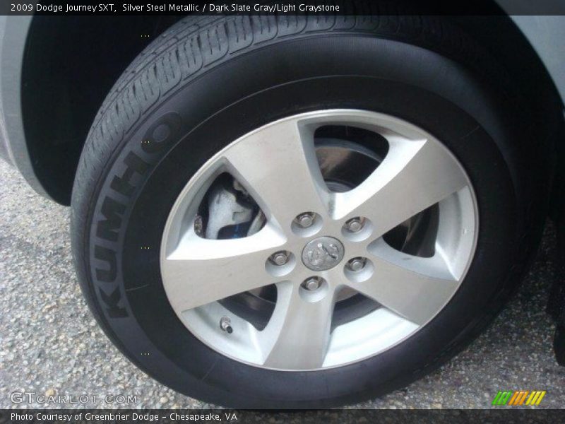 Silver Steel Metallic / Dark Slate Gray/Light Graystone 2009 Dodge Journey SXT