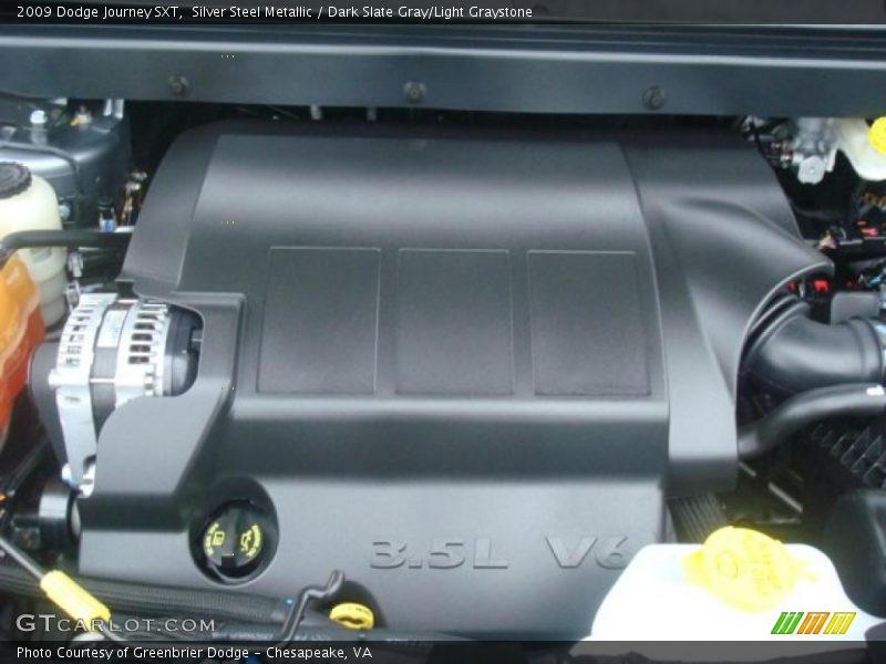 Silver Steel Metallic / Dark Slate Gray/Light Graystone 2009 Dodge Journey SXT