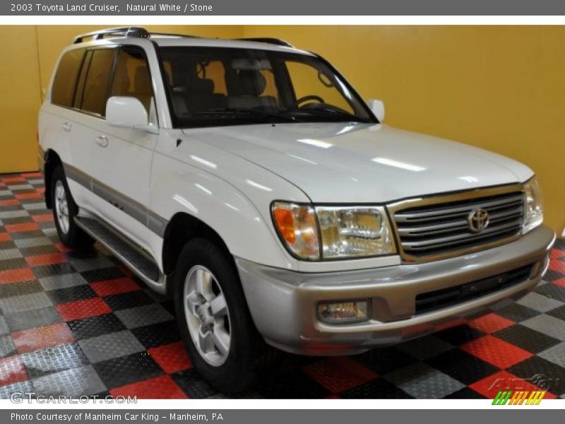 Natural White / Stone 2003 Toyota Land Cruiser