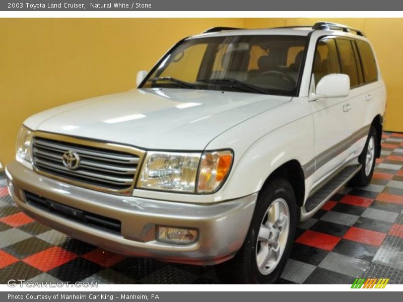 Natural White / Stone 2003 Toyota Land Cruiser