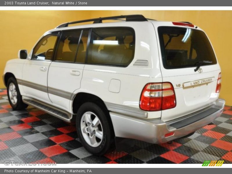 Natural White / Stone 2003 Toyota Land Cruiser