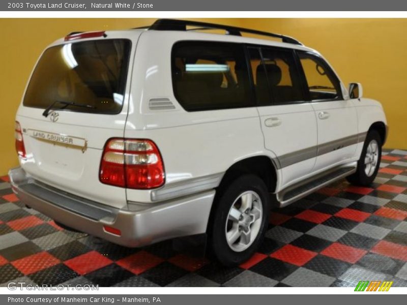 Natural White / Stone 2003 Toyota Land Cruiser