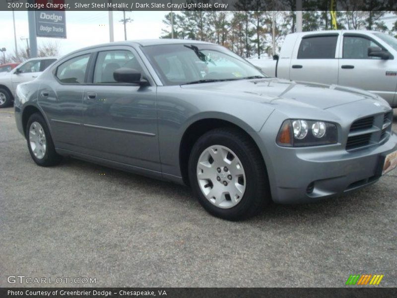 Silver Steel Metallic / Dark Slate Gray/Light Slate Gray 2007 Dodge Charger