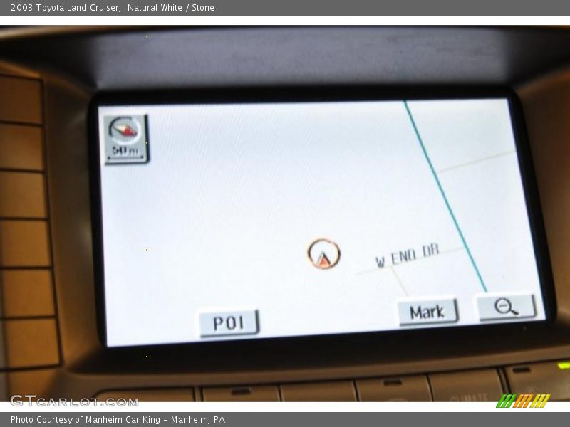 Natural White / Stone 2003 Toyota Land Cruiser
