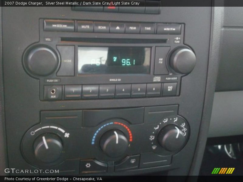 Silver Steel Metallic / Dark Slate Gray/Light Slate Gray 2007 Dodge Charger