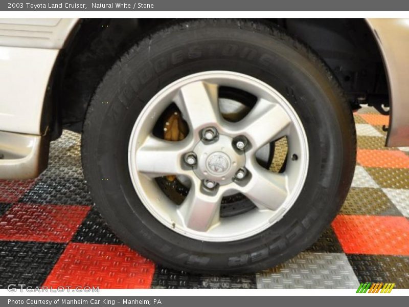 Natural White / Stone 2003 Toyota Land Cruiser