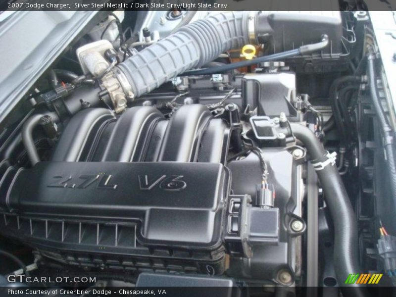 Silver Steel Metallic / Dark Slate Gray/Light Slate Gray 2007 Dodge Charger
