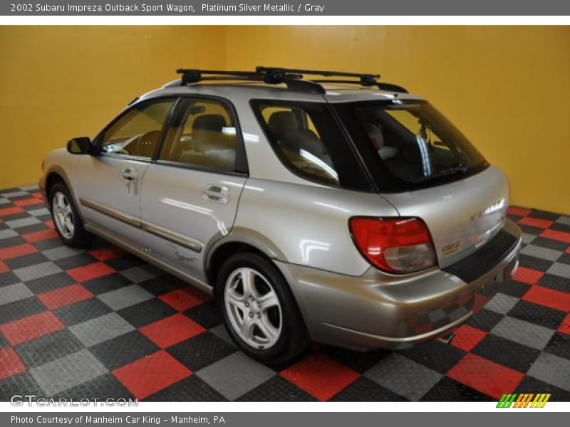 Platinum Silver Metallic / Gray 2002 Subaru Impreza Outback Sport Wagon