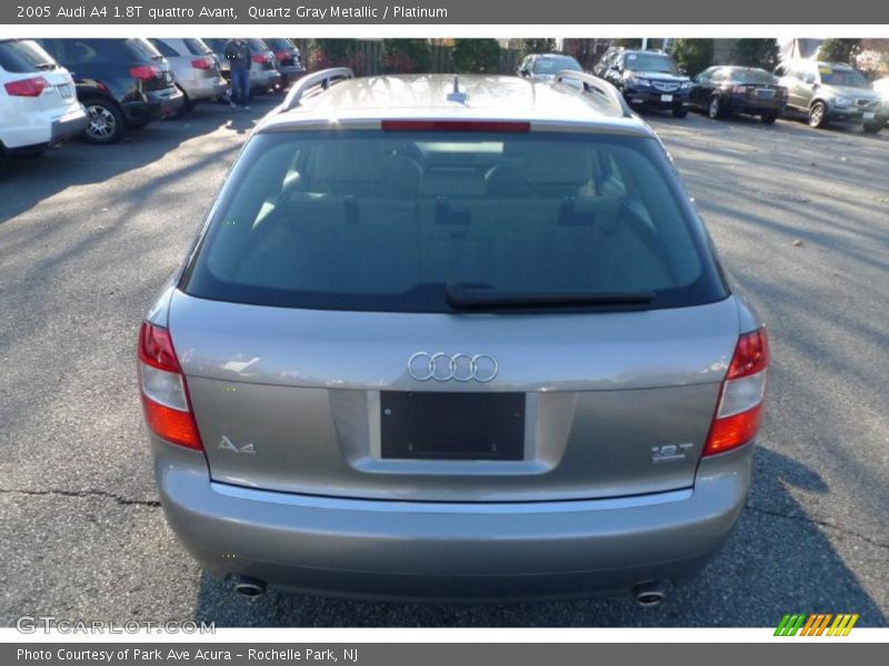 Quartz Gray Metallic / Platinum 2005 Audi A4 1.8T quattro Avant