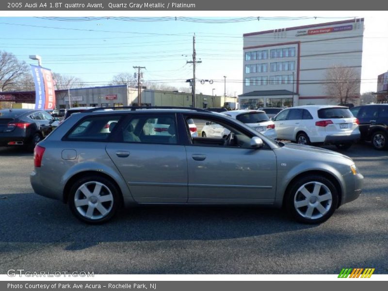 Quartz Gray Metallic / Platinum 2005 Audi A4 1.8T quattro Avant
