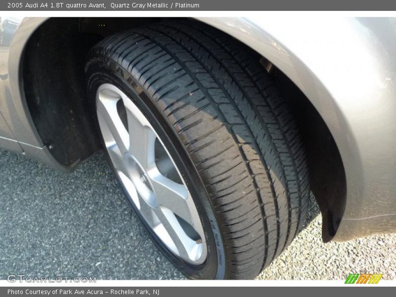 Quartz Gray Metallic / Platinum 2005 Audi A4 1.8T quattro Avant