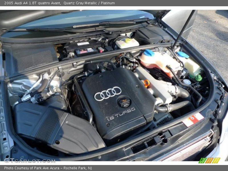  2005 A4 1.8T quattro Avant Engine - 1.8 Liter Turbocharged DOHC 20-Valve 4 Cylinder