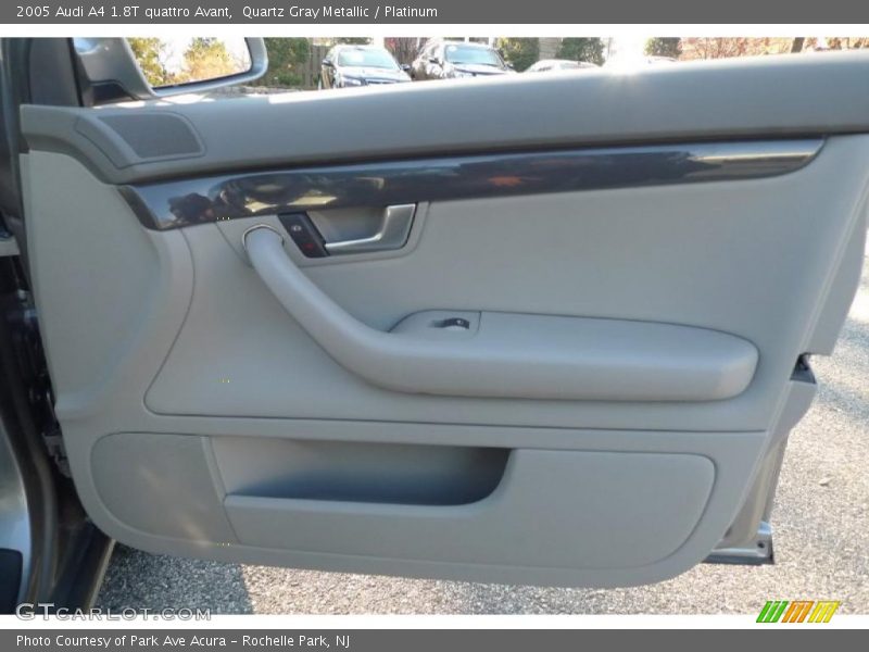 Quartz Gray Metallic / Platinum 2005 Audi A4 1.8T quattro Avant