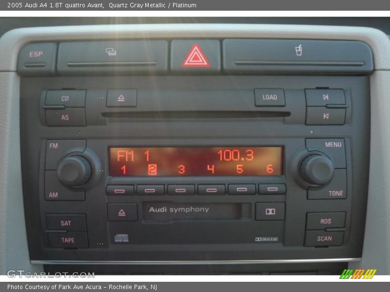 Quartz Gray Metallic / Platinum 2005 Audi A4 1.8T quattro Avant