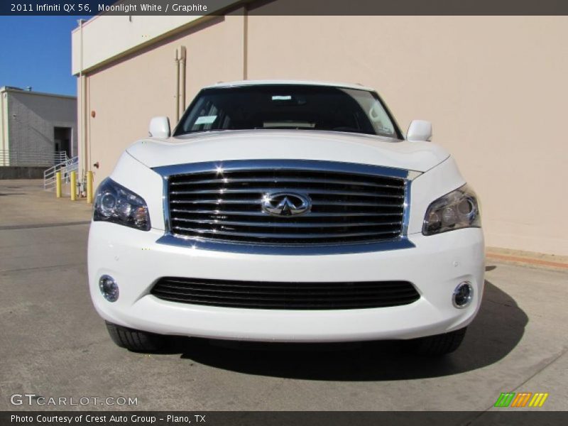 Moonlight White / Graphite 2011 Infiniti QX 56