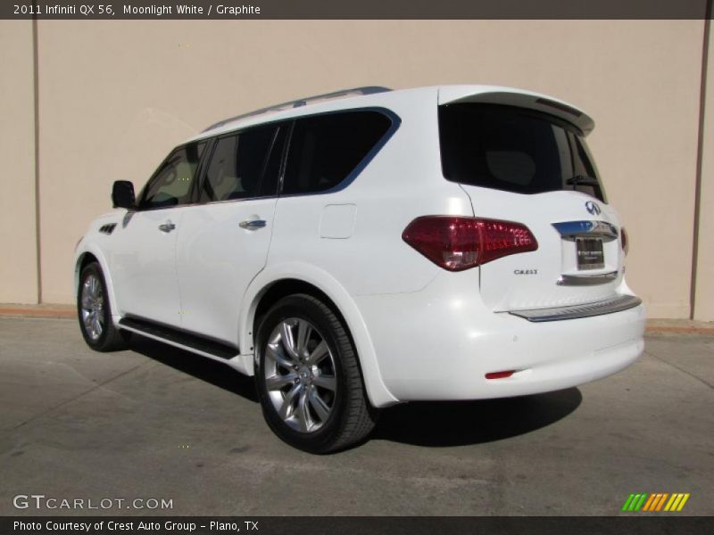 Moonlight White / Graphite 2011 Infiniti QX 56