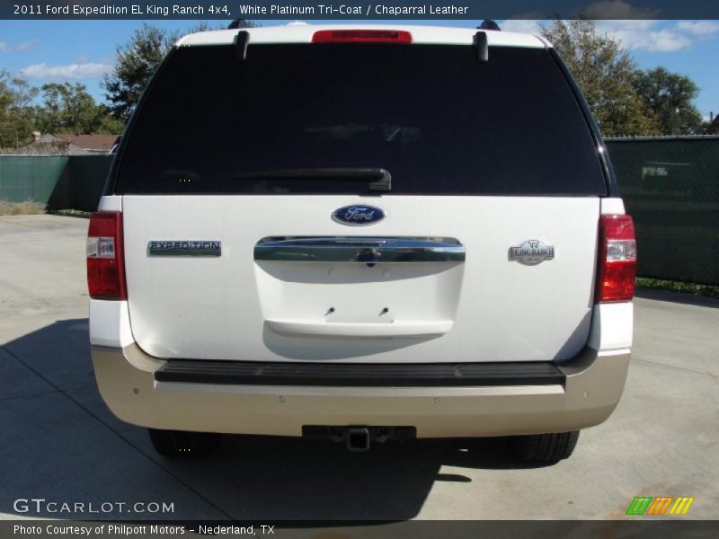 White Platinum Tri-Coat / Chaparral Leather 2011 Ford Expedition EL King Ranch 4x4