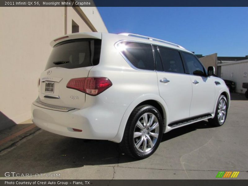 Moonlight White / Graphite 2011 Infiniti QX 56