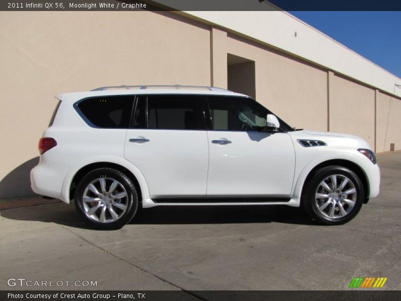 Moonlight White / Graphite 2011 Infiniti QX 56