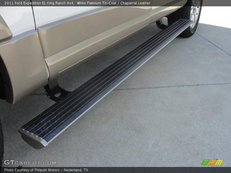 White Platinum Tri-Coat / Chaparral Leather 2011 Ford Expedition EL King Ranch 4x4