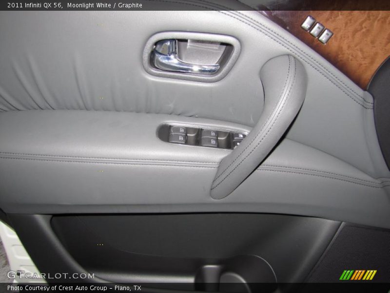 Moonlight White / Graphite 2011 Infiniti QX 56