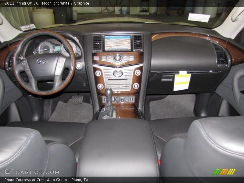 Moonlight White / Graphite 2011 Infiniti QX 56