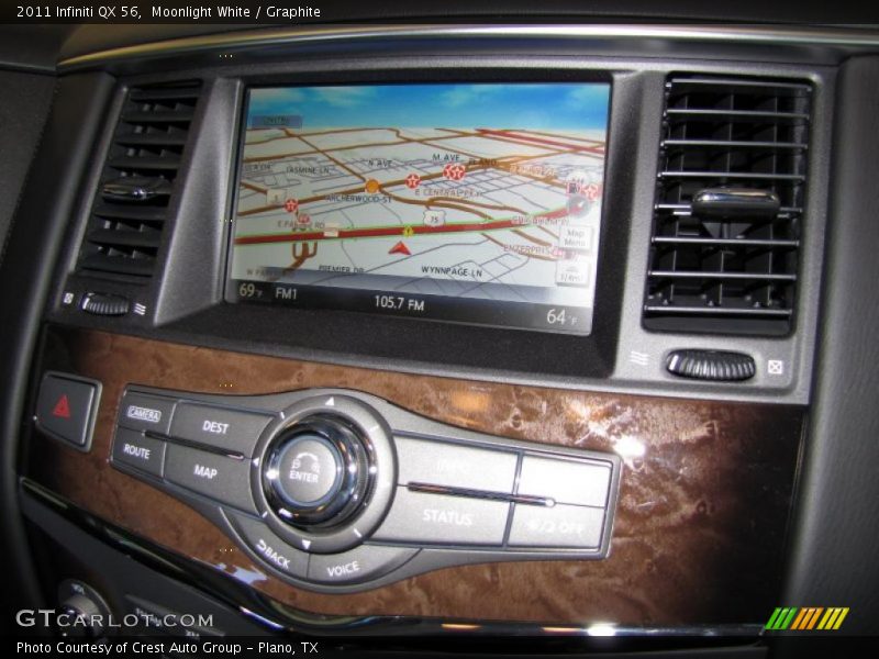 Moonlight White / Graphite 2011 Infiniti QX 56